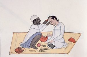 Barber, ca. 1890 (wc på papir)